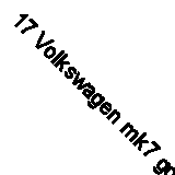 17 Volkswagen mk7 golf R 2.0 TSI 4 motion DSG rear axle complete  diff suspensio