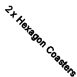 2 x Hexagon Coasters - BW - Chipmunk Teacher Back to School #43831