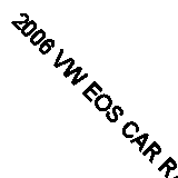 2006 VW EOS CAR RADIO MP3 3C0035195B