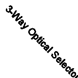 3-Way Optical Selector Switch Audio Visual Switches