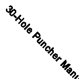 30-Hole Puncher Manual Office Supply Alignment Track for Workbook