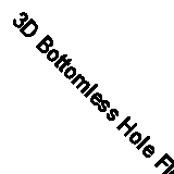 3D Bottomless Hole Floor Mat Optical Illusion Carpet Non-slip Area Rug Home &H