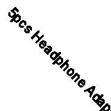 5pcs Headphone Adapter Home Office Male Head 3 Pole Repair HD 3.5mm Jack Laptop