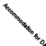 Accommodation for Day Care (Health Building Note) (Vol 1) by National Health Se