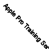 Apple Pro Training Series: Getting Started with Final Cut Server By Matthew Gel