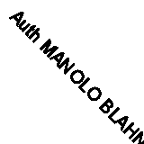 Auth MANOLO BLAHNIK - Black Leather Women's Pumps