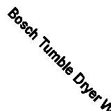 Bosch Tumble Dryer WTH84001GB Graded 8kg White Heat Pump (B-46217)