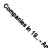 Companies in 19.. - Annual Report for the Year 1995-1996 by Stationery Office (