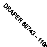 DRAPER 60743 - 110mm Carbon Steel Diagonal Side Cutter