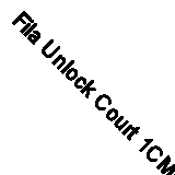 Fila Unlock Court 1CM01756-001 Mens Black Synthetic Lifestyle Trainers Shoes