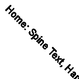 Home: Spine Text, Hardcover Decorative White Book, Rustic Farmhouse Decor,...