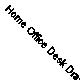 Home Office Desk Drawer Cabinet Storage 120 x 60 cm Light Wood White Ashland