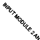 INPUT MODULE 2 ANALOG