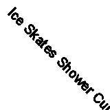 Ice Skates Shower Curtain Hats Skates and Ribbons