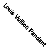 Louis Vuitton Pandant Tijuan Plant Necklace Free Gift Wrapping A Rank Used