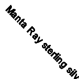 Manta Ray sterling silver charm .925 x 1 Mantas Rays charms