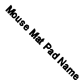 Mouse Mat Pad Name Kelly Letter Lettering