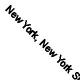 New York, New York SINGLES Fast Free UK Postage 008817222325