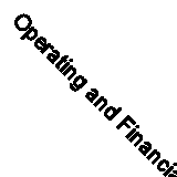 Operating and Financial Review: Experiences and Exploration by Weetman, Collins