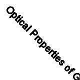 Optical Properties of Glass: 005 (Glass science & technology), Fanderlik, Ivan, 