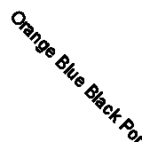 Orange Blue Black Portrait Abstract Canvas Wall Art Large Picture Prints