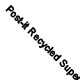 Post-it Recycled Super Sticky Notes, 3x3 in, 18 Pads, 2x Sticking Power,