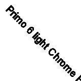 Primo 6 light Chrome Flush Mount Clear Royal Cut Crystal