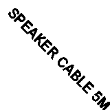 SPEAKER CABLE 5M RED/BLACK 6A AUTO HI-FI CAR AUDIO SPEAKER WIRE 5 METRES
