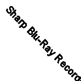 Sharp Blu-Ray Recorder Home Appliance Visual Audio