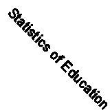 Statistics of Education (National Statistics bulletin) by The Stationery Office