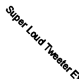 Super Loud Tweeter Explosion Sound Hi-Fi 12v Electric Car Auto Horn Kit